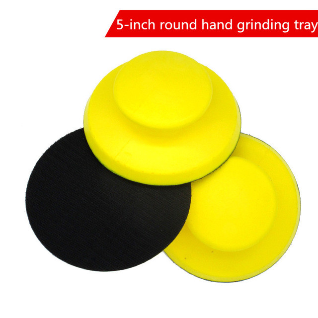 inch Hand Sanding Pad Dust Free Abrasive Tools Foam Sanding Block Hook Loop Grinding Polishing Finishing             Tools