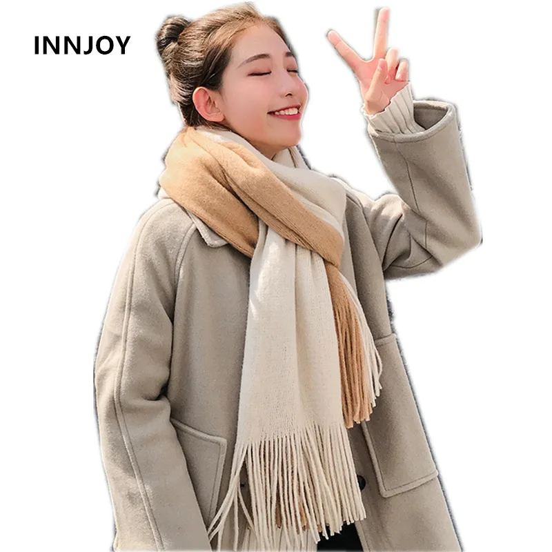 

Cashmere Women Scarf Winter Warm Shawl Foulard Femme Pashmina Wool Stole Head Neck Long Winter Scarf Women For Ladies 2019