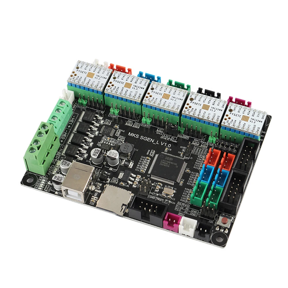 Для 3D-принтера MKS SGen-L материнская плата+ TMC2208 UART* 5 беззвучный комплект драйвера TMC2130 SPI LCD 12864 MINI12864 плата управления MKSTFT