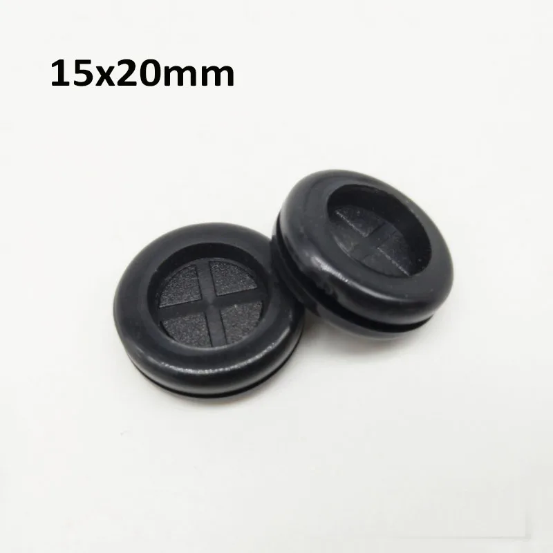 Silicone Rubber Caps Rubber Caps Silicone Rubber Plugs Rubber Sealing Ring Double Sided Protect Rubber Grommets Ring Blanking Hole Wiring Cable Gasket For Protect Wire 14*16~90*100mm