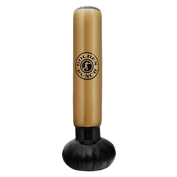 

HOT-Boxing Punch Heavy Bag Inflatable Punching Bag Free-Standing Tumbler Column Sandbag for Adults Children Fitness 63Inch