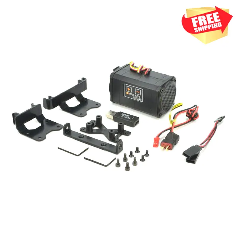 RC Car  Sense Innovations ESS-DUAL 2 SPEAKERS Engine Sound module Simulator For Axial SCX10 II WRAITH trax TRX4