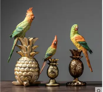 

Parrot restoring ancient ways places adornment of emulative bird originality to live in sitting room decoration air home crafts