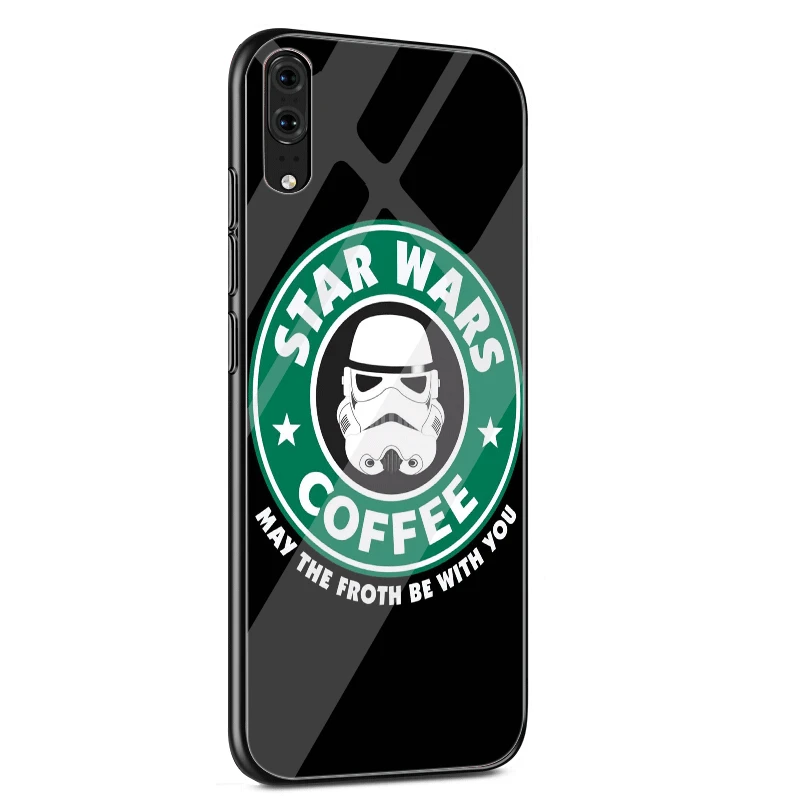 G7 Чехол для huawei P30 P20 P Smart P10 Y6 7A Y9 Honor 8X9 10 mate 20 Pro Lite R2D2 BB8 Star Wars coffee Stormtrooper Darth Vader - Цвет: G7