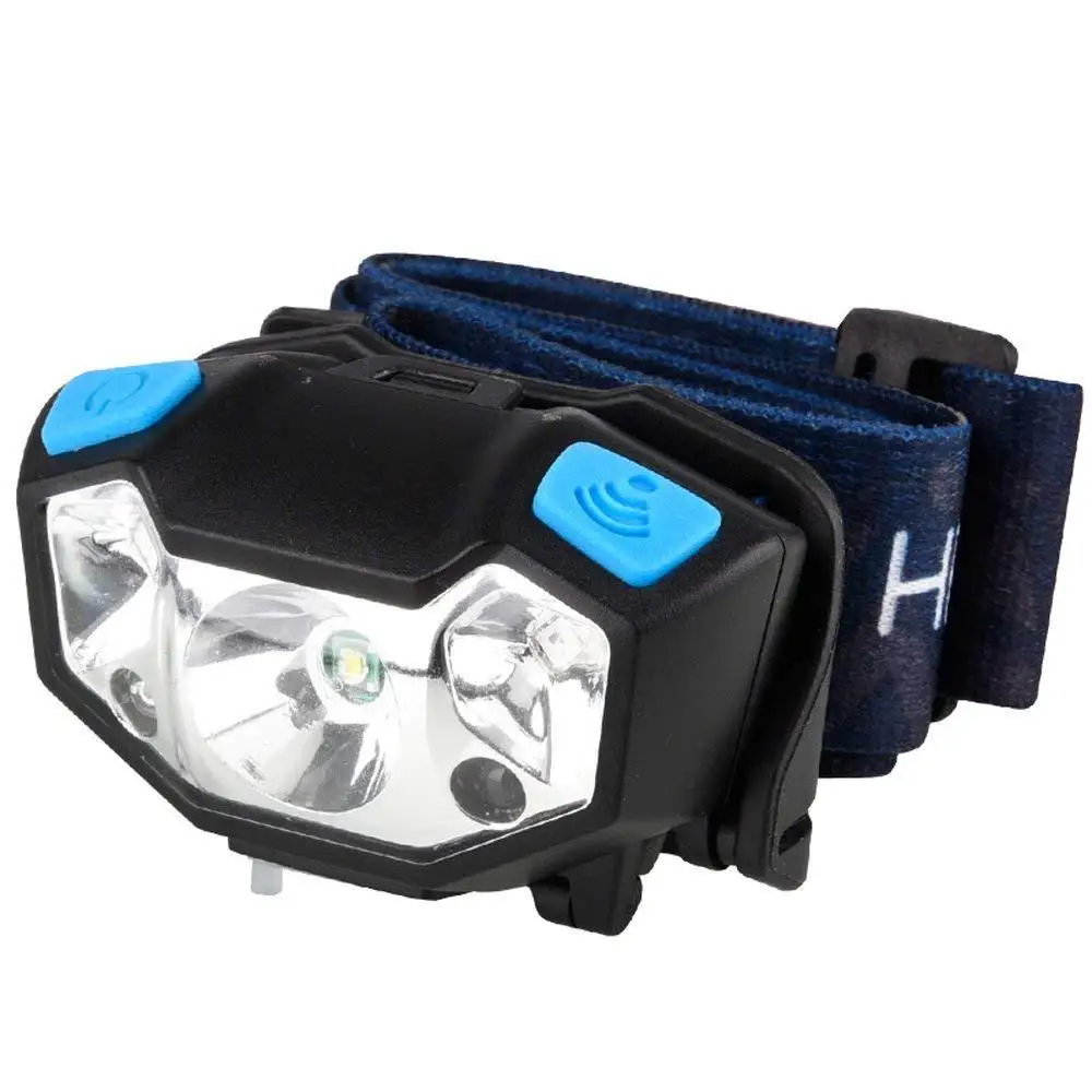 10000Lm Mini Rechargeable LED Headlamp Body Motion Sensor Headlight Camping Flashlight Head Light Torch Lamp With USB