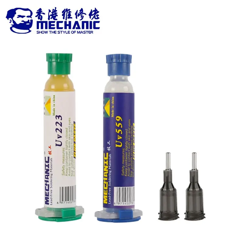 MECHANIC UV223/559 10 мл Бессвинцовая паяльная станция BGA флюс паста без очистки припоя флюс смазка для PCB SMD пайки ремонтный инструмент - Цвет: 2 in 1