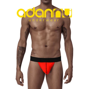 

Sexy Gay Men Underwear Cotton Pouch Thong Men Jockstrap Mens Thongs And G Strings Sissy Panties String Men Lingerie BP.158