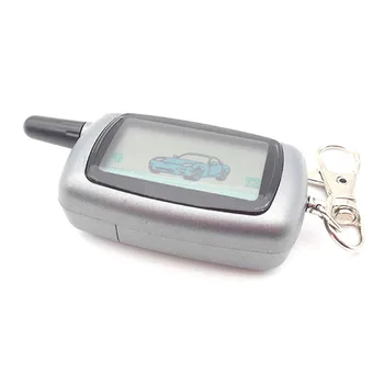 

new A9 2-way LCD Remote Control KeyChain + A9 Silicone Case For Two Way Car Alarm System Twage A9 Key chain Fob