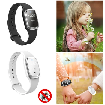 

Ultrasonic Natural Mosquito Repellent Bracelet Waterproof Capsule Pest Insect Bugs Anti Mosquito Pest Insect Bands For Kid Adult