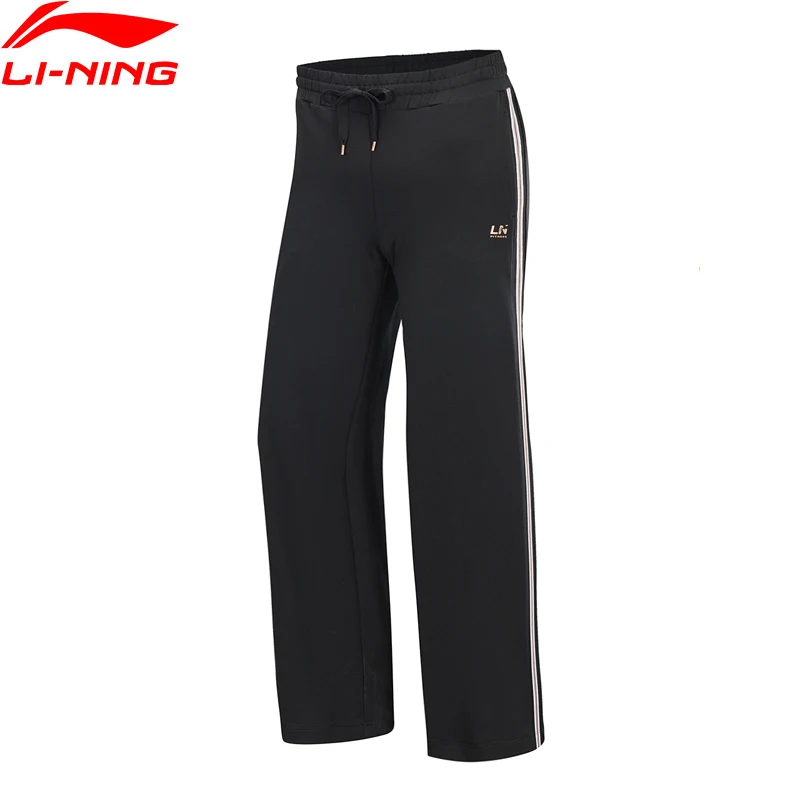 

Li-Ning Women Training Series Regular Fit 90% Polyester 10% Nylon Breathable Elastic LiNing Sports Pants AKLP334 CJAS19