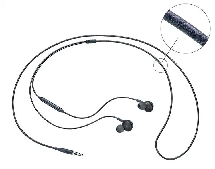 200 шт. AKG Наушники EO-IG955 3,5 мм наушники-вкладыши samsung стерео наушники с микрофоном S8 наушники для Galaxy S10 S9 S8