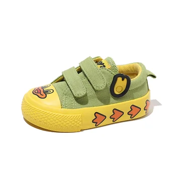 

babaya Baby Canvas Shoes 2020 Autumn New Toddler Cute Cartoon Fashion Low-top Breathable Casual Boys Baby Girl Children Shoes