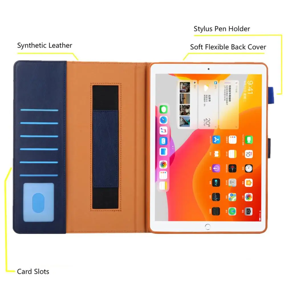 Модный чехол для планшета iPad mini 1 2 3 4 5 2019 защитный из искусственной кожи умный с