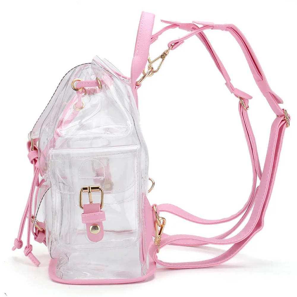 Женский прозрачный рюкзак, школьные сумки modis, прозрачные сумки на плечо, пластиковые прозрачные сумки для безопасности, рюкзак для путешествий
