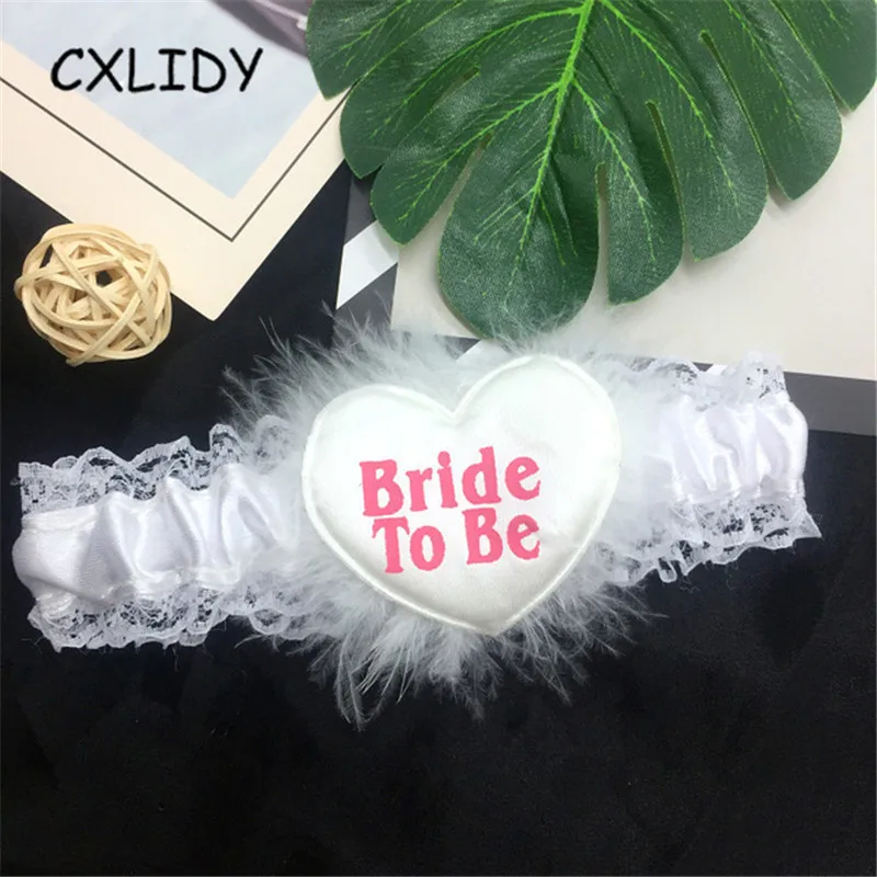 Bride leg band Золотая команда невесты, реквизит для фотосессии, вечерние очки для курицы, повязка на голову для невесты, Значки для невесты, вечерние украшения для холостяков - Цвет: Bride leg band