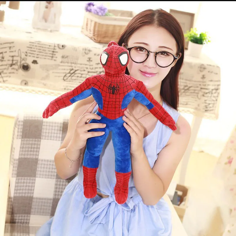 1 шт. 30 см мягкая плюшевая подушка для персонаж фильма «Человек-паук», «Человек-паук», плюшевая игрушка-подушка, подарки на день рождения для детей