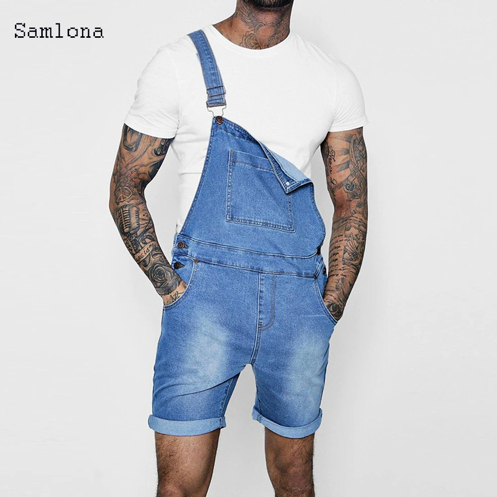 shorts overalls for men