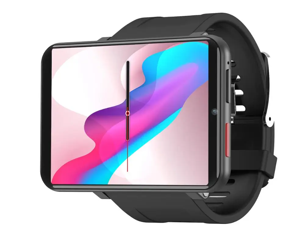 Black LEMFO LEMT 4G Смарт часы Android 7,1 2,86 дюймов экран 3 ГБ+ 32 ГБ 2700 мАч большая батарея умные часы для мужчин gps IP67 водонепроницаемый - Цвет: Black