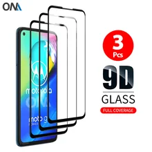 Protecteur d'écran pour Moto, Film en verre trempé à couverture complète pour Motorola G8 Play / Power Lite