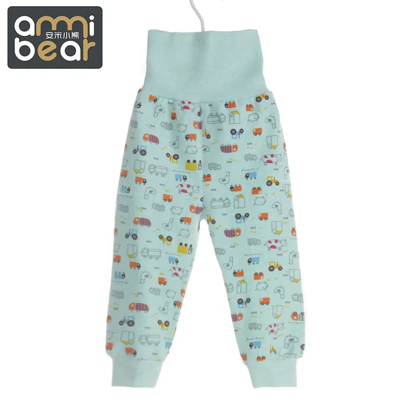 Anmi Bear Infant Bellyband High Waist Pants Autumn Newborns Baby Soft Wool High Waist Pants A7108