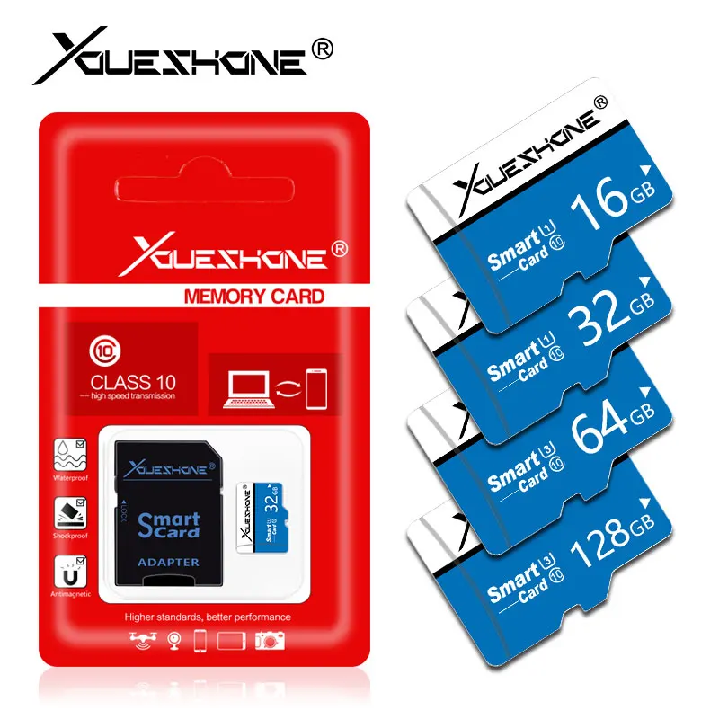 Карта памяти класса 10 8 ГБ 16 ГБ 32 ГБ micro sd карта 64 Гб 128 ГБ tarjeta microsd 32 Гб mini TF карта 4 Гб флэш-накопитель с бесплатным адаптером