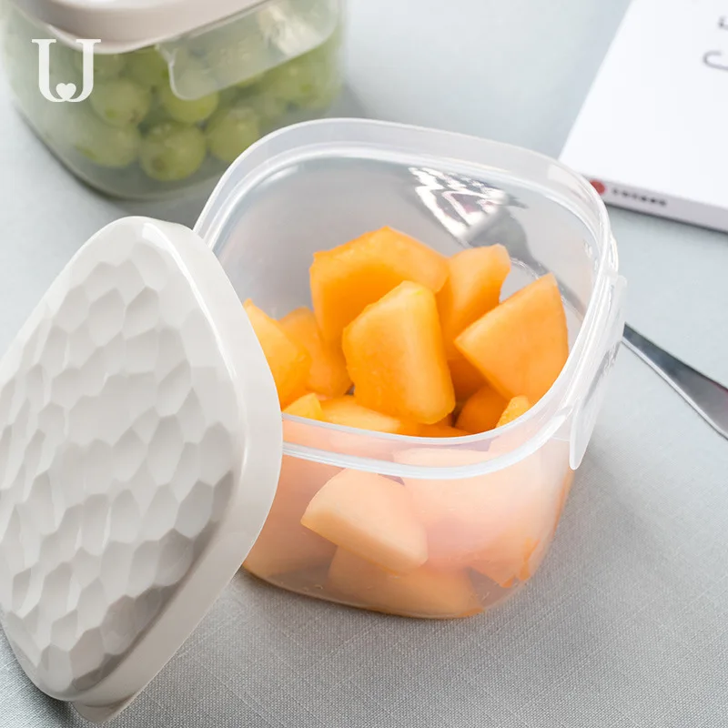 Factory Direct Supply Water Cube Freshness Box High-temperature Resistant Freshness Box Food Grade Pp Fruit Freshness Box Microw