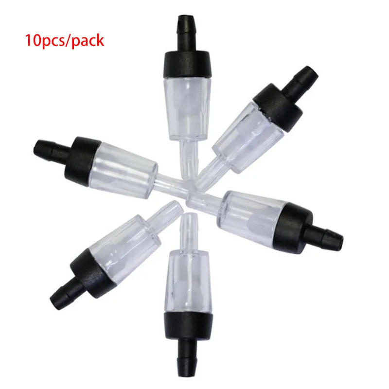 10pcs Aquarium Air Pump Check Valve 5 pc One Way Non Return for Fish Tank CO2 System