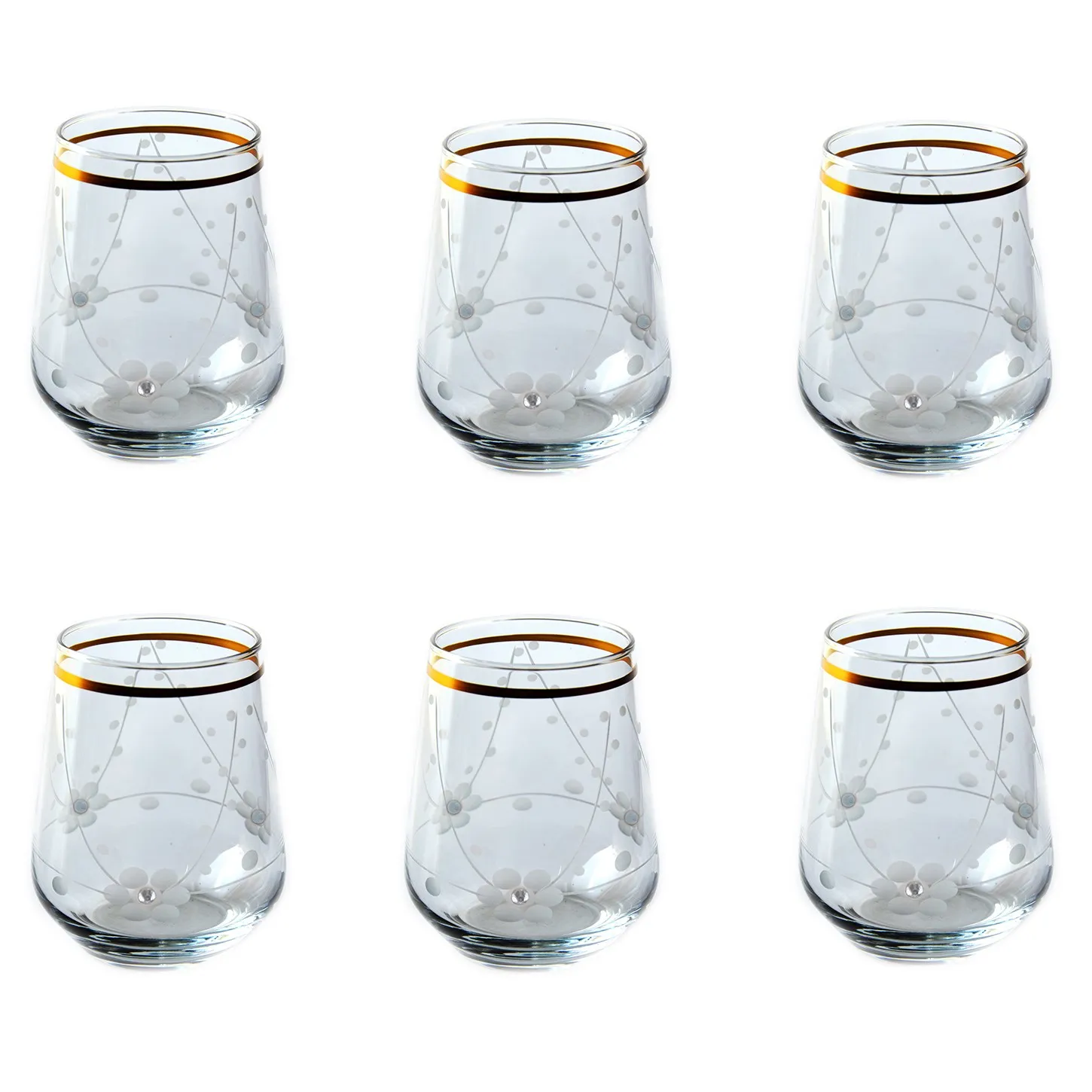 Spike Nature Gilded(Gemstone) 6'Lı Allegra Soft Drink Cup
