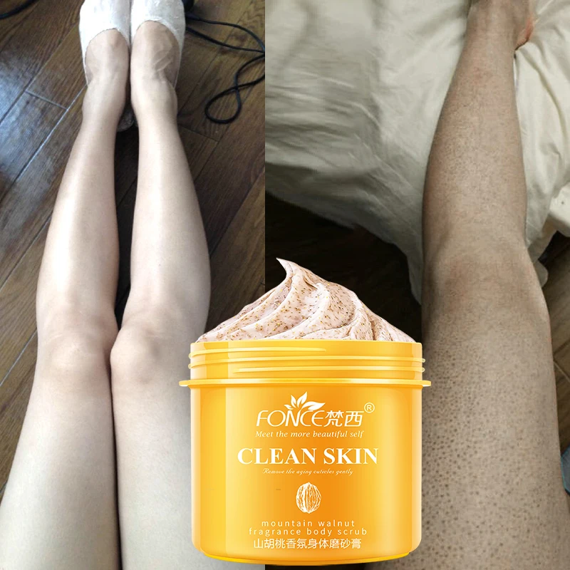 Fonce Korea Body Scrub Cream Authentic Wood Fruit Whole Body