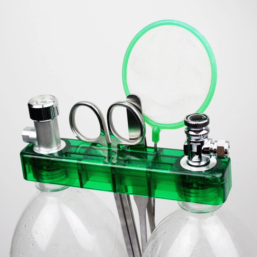 DIY аквариумные растения CO2 диффузор углекислого газа генератор иглы клапаны комплект