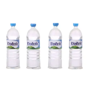 

4pcs 1:12 Toy Water Bottles Set Dollhouse Miniature Drinking Accessory