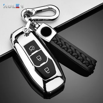 Soft TPU Car Remote Key Case Cover Holder Shell per Ford Focus 3 4 ST Mondeo 5 MK5 Mustang F-150 Explorer Edge Fiesta Kuga MK3 4 - Soft TPU Car Remote Key Case Cover Holder Shell per Ford Focus 3 4 ST