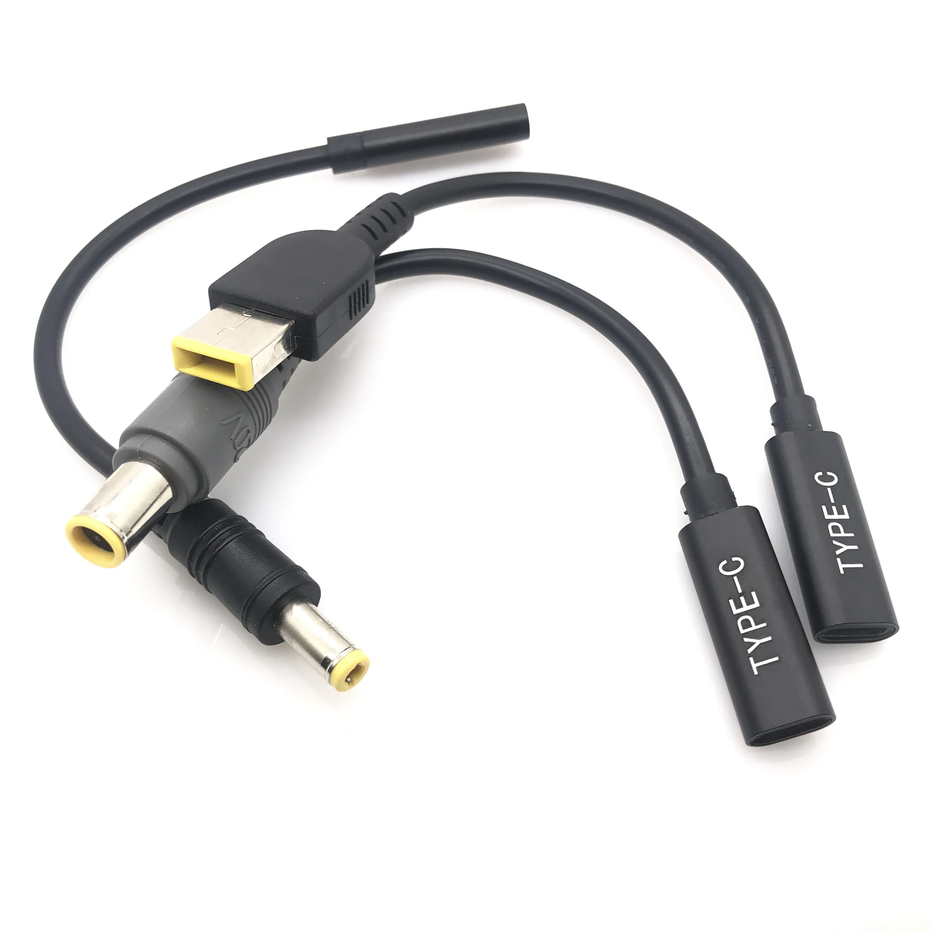 USB-C 3,1 type C женский прямоугольник Мужской USB PD эмулятор триггер угловой DC адаптер питания конвертер для lenovo Thinkpad ноутбука