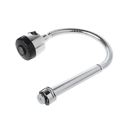 Kitchen Bar Faucet Hose Double Hole Water Stainless Steel Replacement Tap