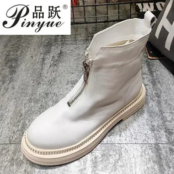 

New casual women shoes winter hot leather short tube Martin boots fashion trend comfortable soft wild warm women's boots