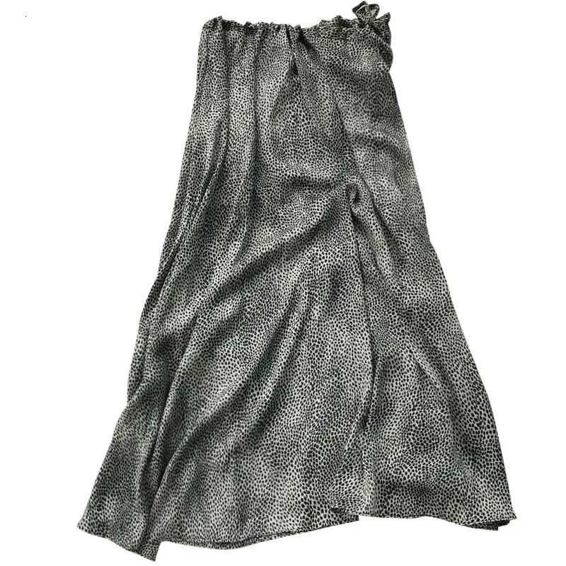 SHENGPALAE винтажные модные юбки для женщин с высокой талией леопардовый принт свободные универсальные 2019 новые весенние женские юбки FM061