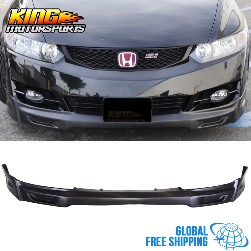 Подходит для 09 11 Honda Civic 2Dr купе Mugen style передний бампер спойлер Bodykit глобальная