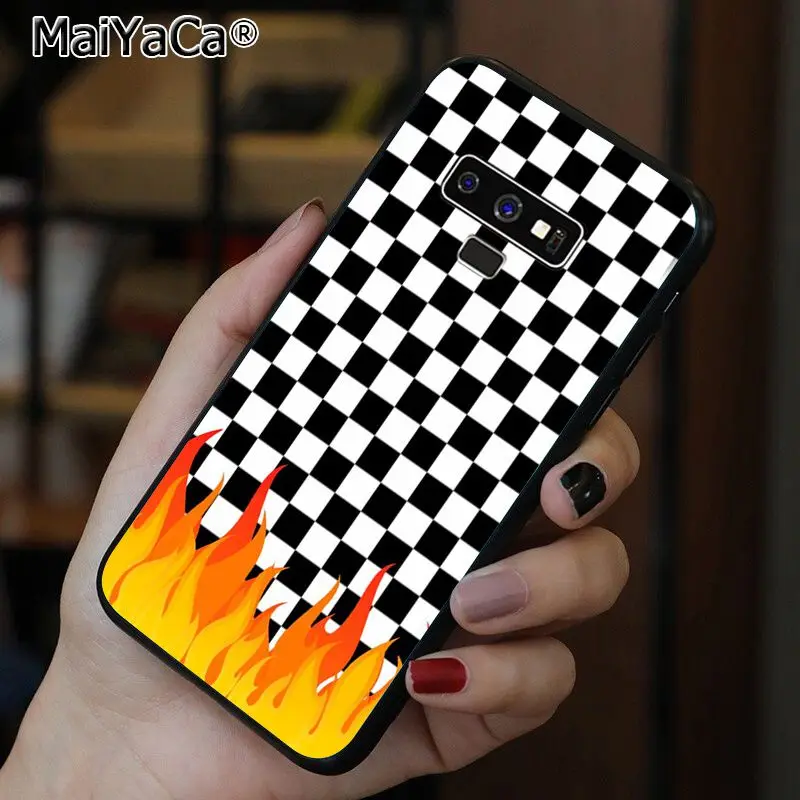 Black and white chess board