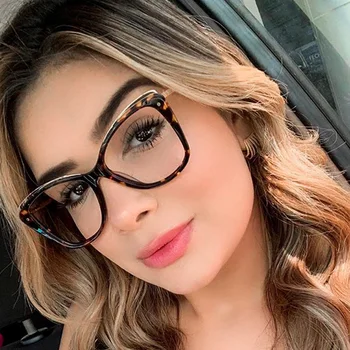 

Feishini Anti Blue Light Protector Glasses Blocking Filter Reduces Eyewear Strain Clear Gaming Computer Glasses Women Cat eye