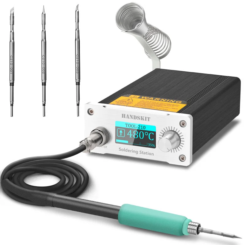 T210 Soldering Station compatible JBC 210 T26 solder rework station PK T12 tip 1s heat Portable Welding Tools | Инструменты