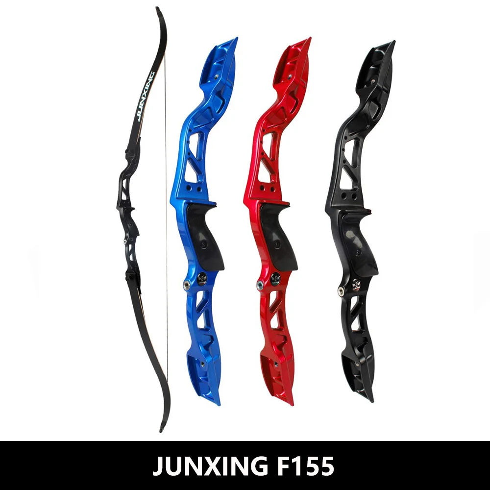 US $69.99 JUNXING F155 Hunting Shooting Fishing Competition Left Right Recurve Bow Set Archery 1840lbs Aluminum Riser Laminated Limbs
