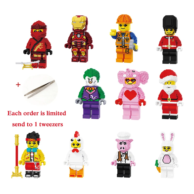 Balody Micro Building Blocks Set 3D Model Christmas Gifts For Kids Toys DIY Assembly Mini Legao Educational Toy Children | Игрушки и