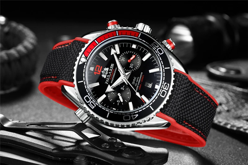Automatic Watches Mens 2022 Luxury Brand Watch Men Mechanical Wristwatches Sports Rubber New Waterproof Clock Relogio Masculino