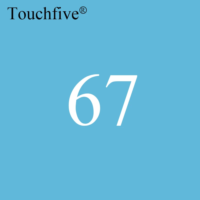 67 Touchfive дополнительный цвет Dual Head художественные маркеры одиночные на спиртовой основе эскизные маркеры манга кисть для рисования; ручка краски - Цвет: 67
