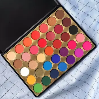 

35 Colors Eyeshadow Highlighter Shimmer Make Up Pigment Shiny Eye Diamond Shadow Eye Pigment Cosmetics Makeup Nude Palette R0E2