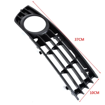 

ABS Plastic Black Grille Front Right Insert Bumper Fog Light Grille Protective Mesh for Audi A4 B6 2002-2004 2005