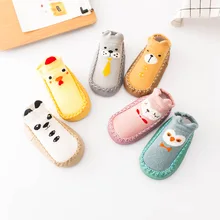 Г. Весна-осень, стиль, детские носки до щиколотки с рисунком, для мужчин и женщин, для малышей, wa zi xie, Нескользящие, xue ayumi wa, хлопок, для детей, F