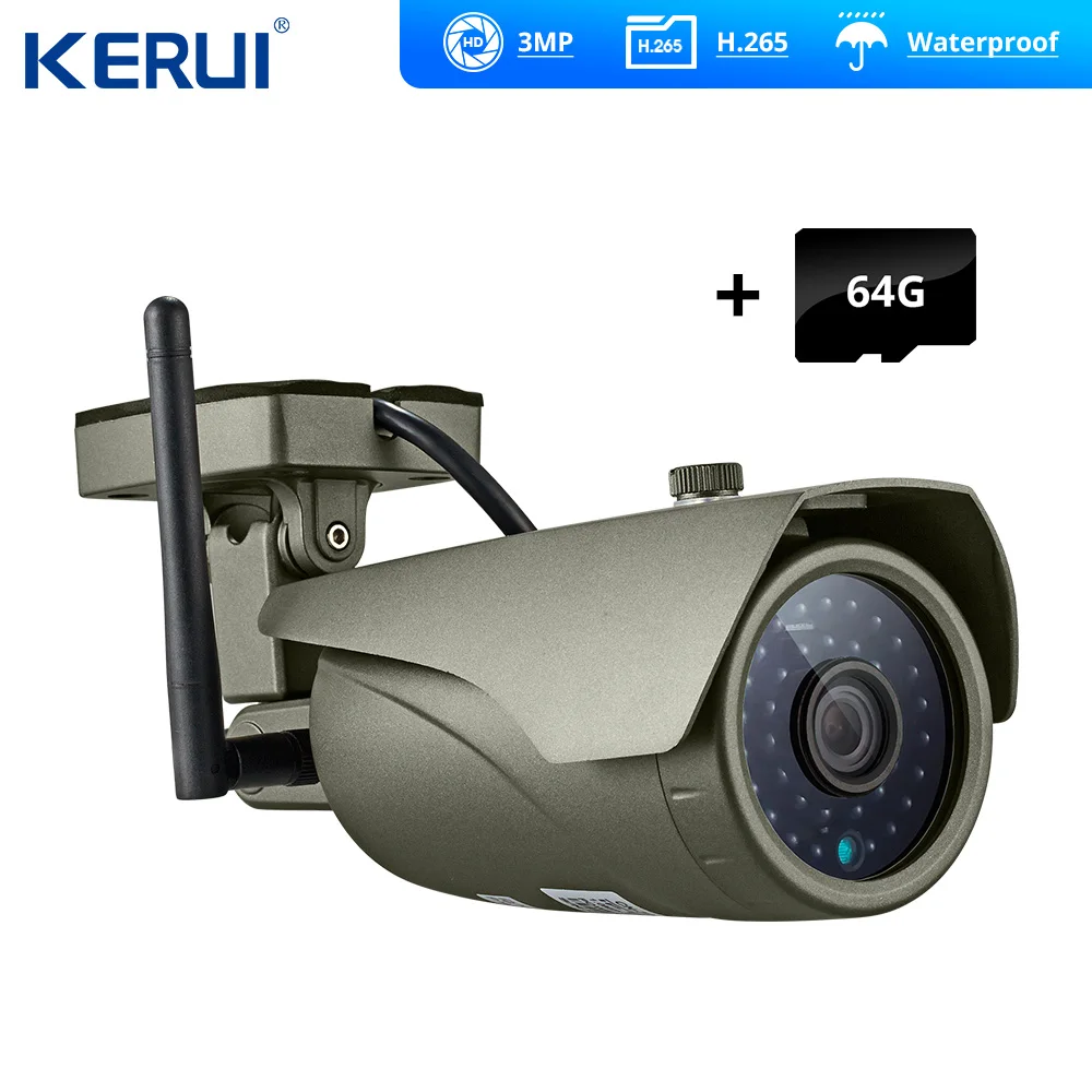 US $52.49 30MP Yoosee App Wireless Outdoor Camera Monitor Waterproof Onvif Surveillance for WiFi GSM Home Alarm 32G 64G TF