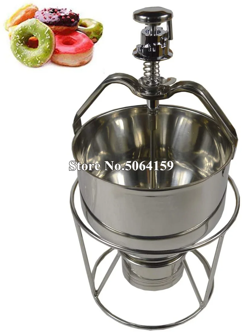 Manual Donut Maker Stainless Steel Cake Doughnut Batter Dispenser Hopper Donut Depositor Baking Dessert Tool