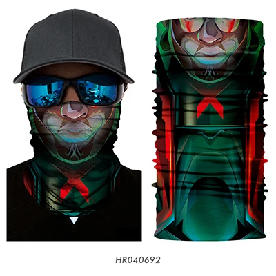 3D бесшовная Волшебная повязка на шею, маска для лица, защитный чехол для улицы, велоспорта, пешего туризма, байкера, рыболовной трубки, бандана, Балаклава, шарф для мужчин и женщин - Цвет: 92